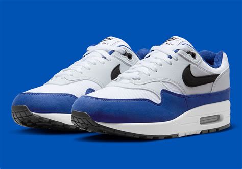 nike air max 1 se sneakers wit blauw|nike air max 1 men's.